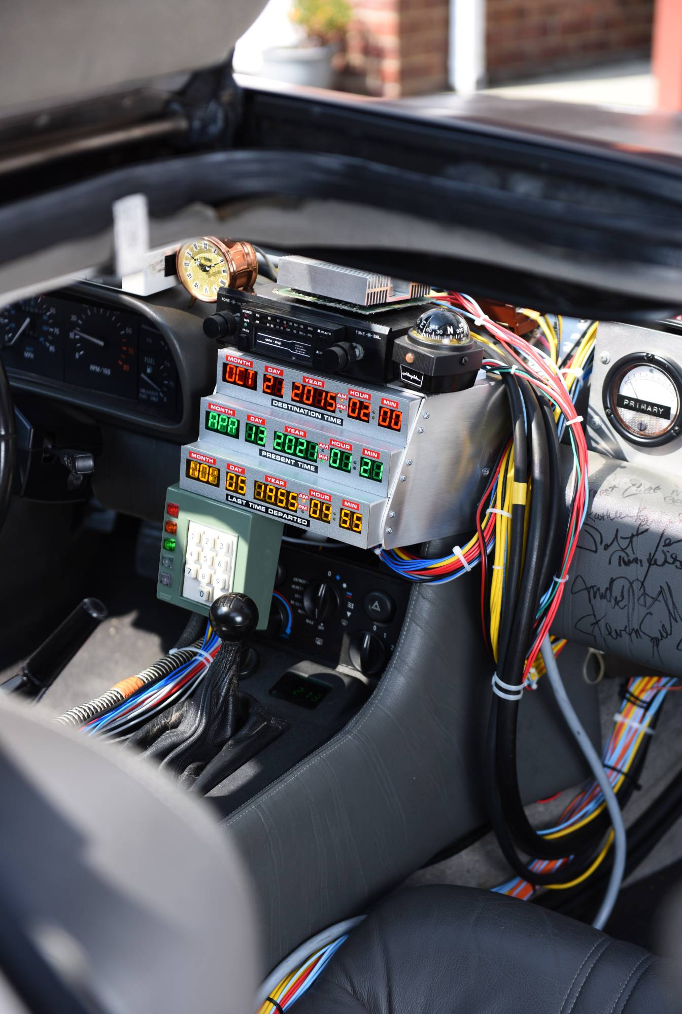 BTTF Car DeLorean Time Machine Experience Time Circuits