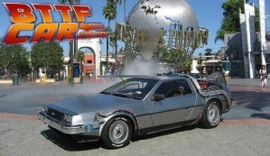 BTTF Car DeLorean Time Machine Hire, the only Official Back to the Future Time Machine for hire in the U.K
