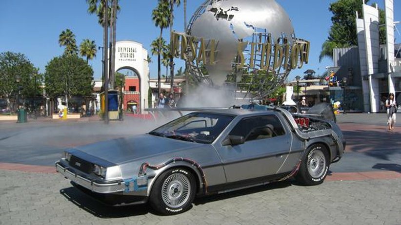 BTTF Car DeLorean Time Machine Offically used by Universal Studios Hollywood