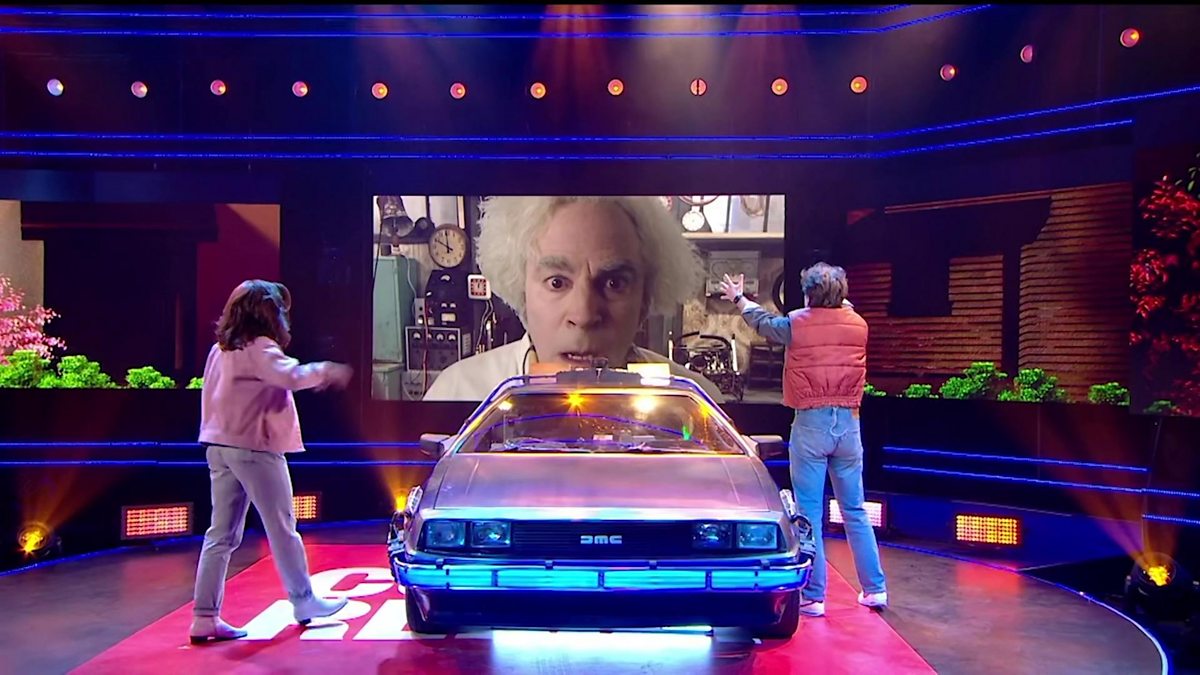 BTTF Car Comic Relief 2021 Back to the Future Musical