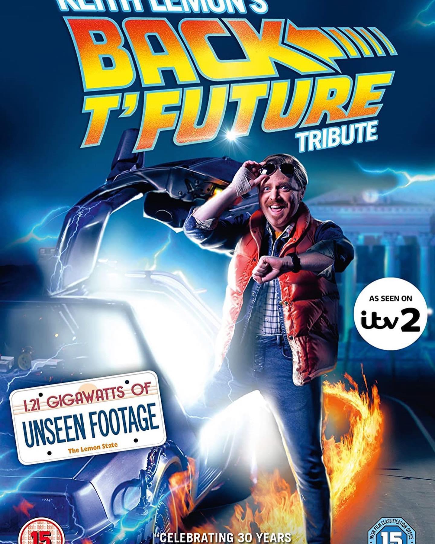BTTF Car DeLorean Time Machine Hire on ITV Keith Lemon Back to the Future Tribute Show